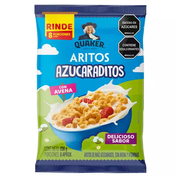 Cereal Quaker Aritos Azucarados 230g