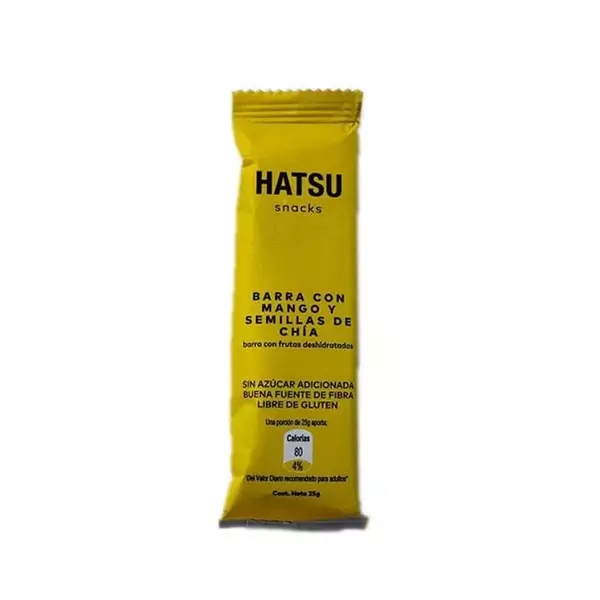 Cereal De Barra Hatsu 25g Mango Y Chia