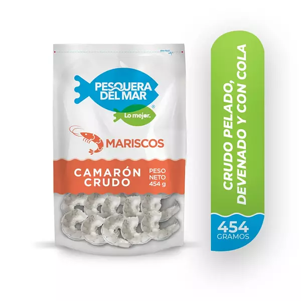 Camaron Crudo Pesquera Del Mar 454g