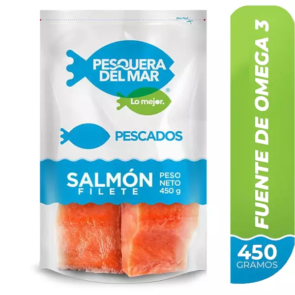 Inact Filete De Salmon Porcionado Pesquera Del Mar 450g