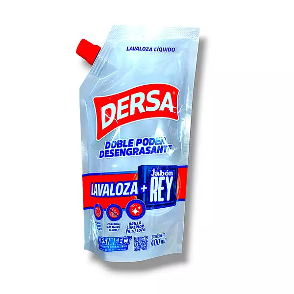 Lavaloza Dersa + Jabon Rey Doypack 400ml