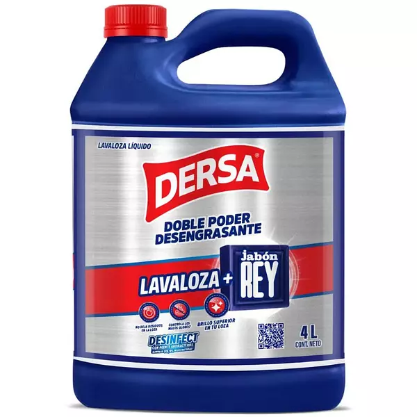 Lavaloza Dersa + Jabon Rey 4000ml