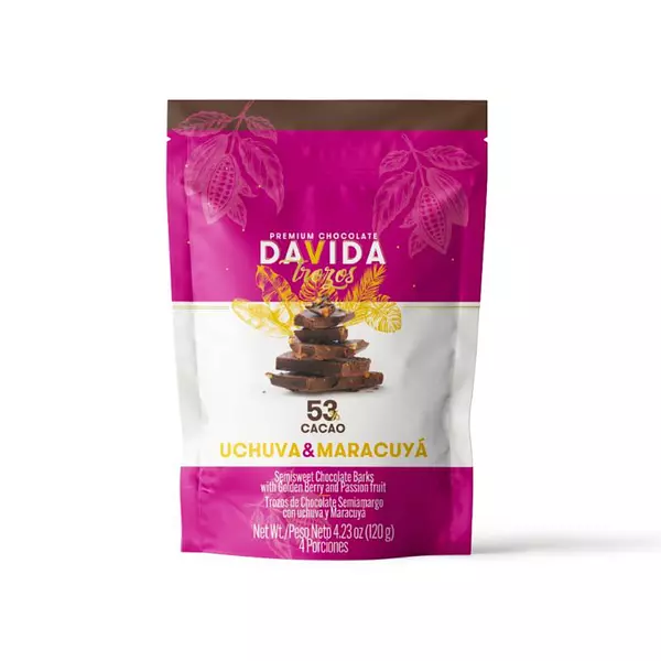 Davida Trozos Uchuva & Maracuta 53% 120g