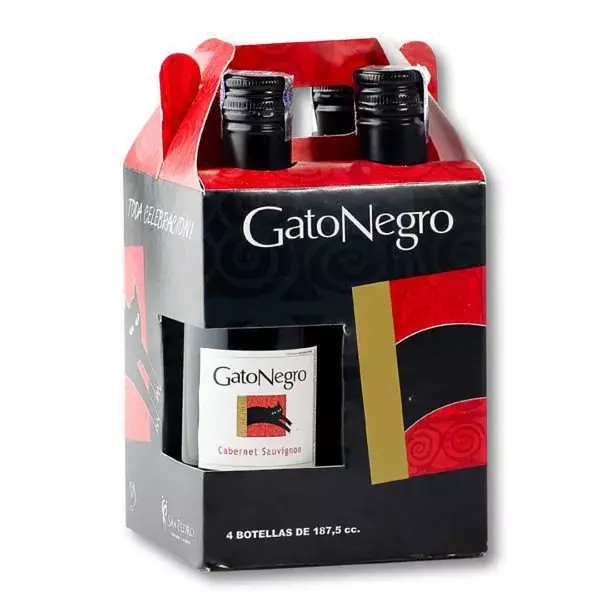 Vino Gato Negro Cabernet Sauvignon 4*187ml