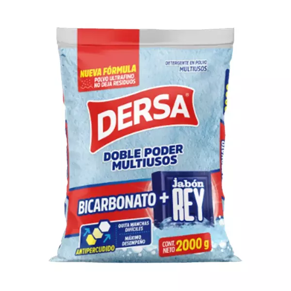 Detergente Dersa Bicarbonato + J Rey 2000g