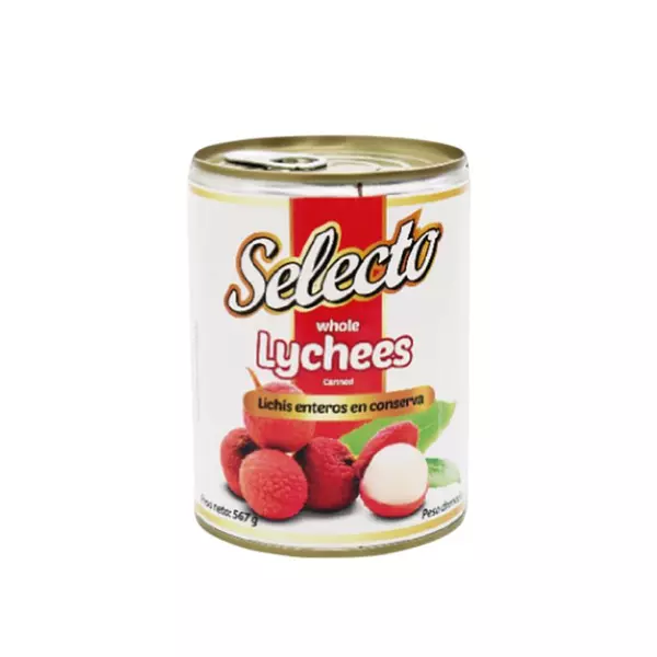 Whole Lychees Enteros Selecto 567g