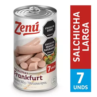 Salchichas Zenu Frankfurt 360g