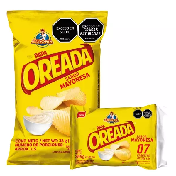 Pasabocas La Victoria Papa Oreada Mayonesa 7*50g