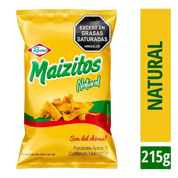 Pasabocas Maizitos Natural 215g