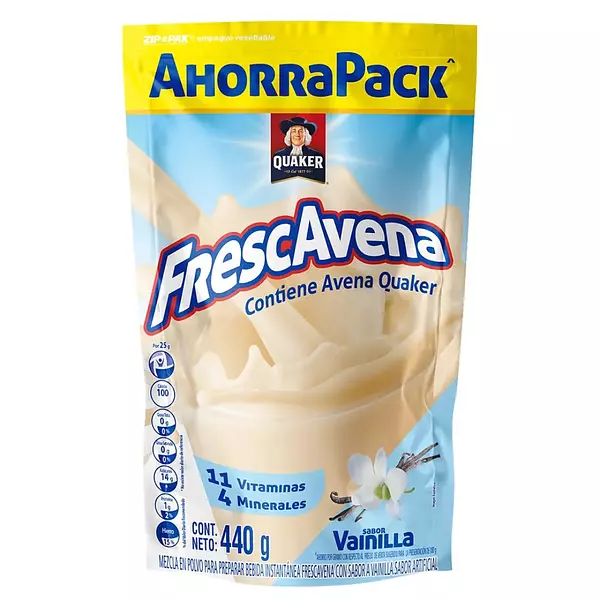 Avena Frescavena Vainilla Zip Pak 440g