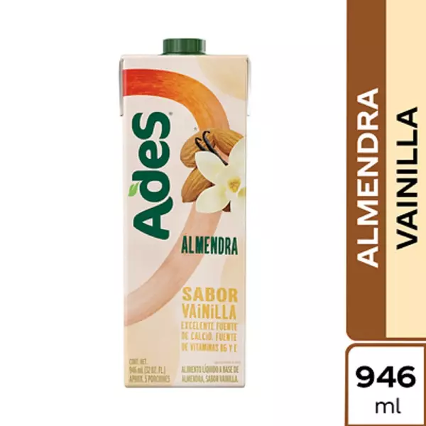 Bebida De Almendras Ades Vainilla 946ml