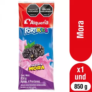 Bebida Lactea Alqueria Mora Bolsa 850ml