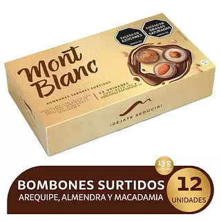 Bombones Mont Blanc Estuche 12*13.5g