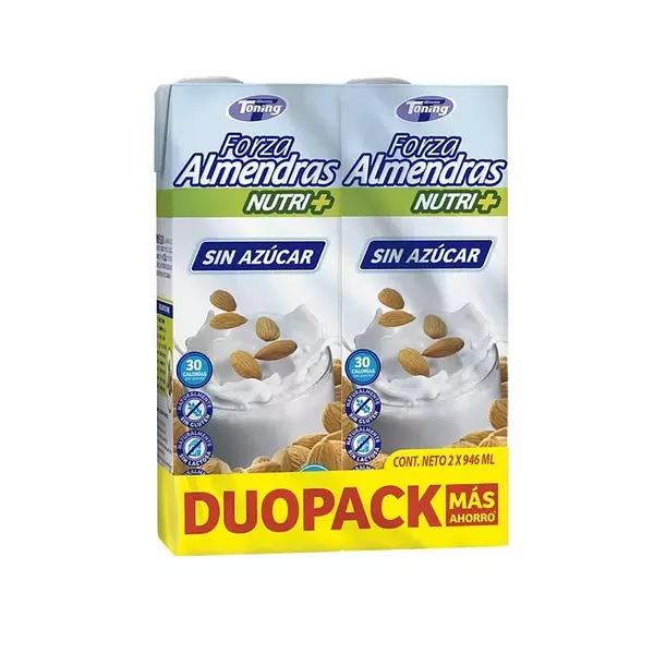 Bebida De Almendras Nutri+ Sin Azúcar Duo 946ml