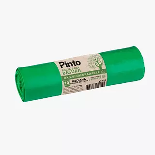 Bolsa Para Aseo Pinto Mediana Verde 10und