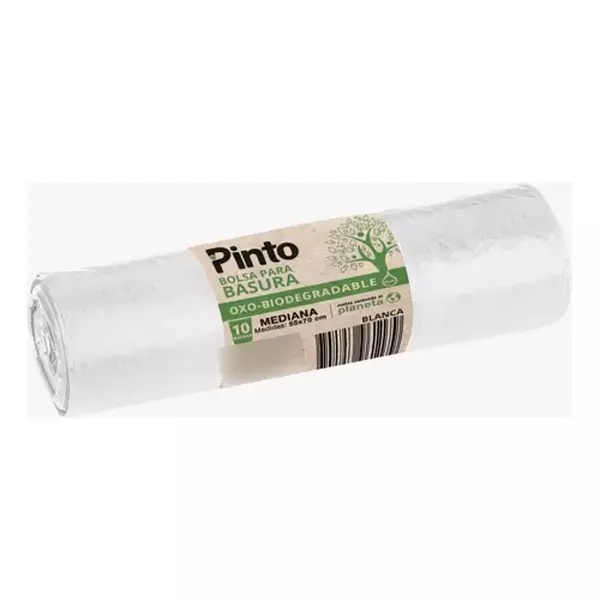 Bolsa Para Aseo Pinto Mediana Blanca 10und