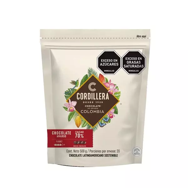 Cobertura Cordillera 70% 500g