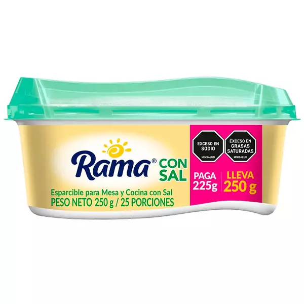 Marg Rama Con Sal Pague 225g Lleve 250g