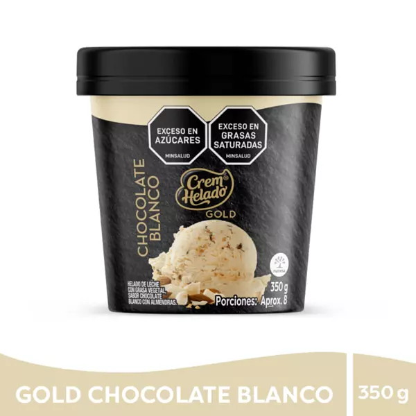 Helado Crem Helado Gold Chocolate Blanco 350g