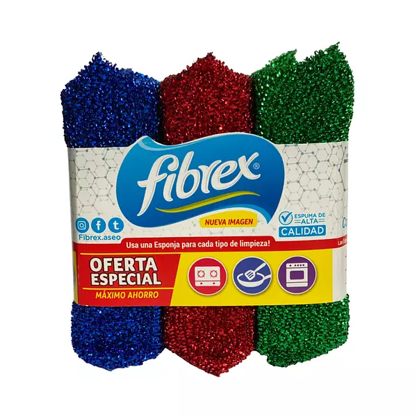 Esponja Metalizada Fibrex 3 Und