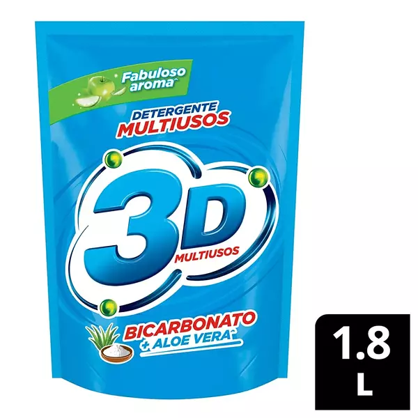 Detergente 3d Multiusos 1.8l Doypack