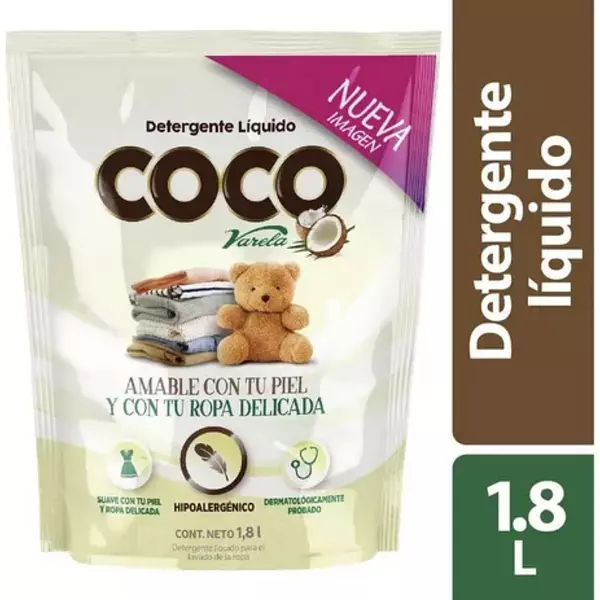 Detergente Coco Varela Doypack 1800ml*2 P.E.