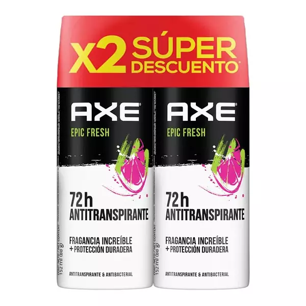 Desodorante Axe Aer Epic Fresh 2*152ml