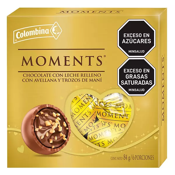 Bombones De Chocolate Moments 6*14g