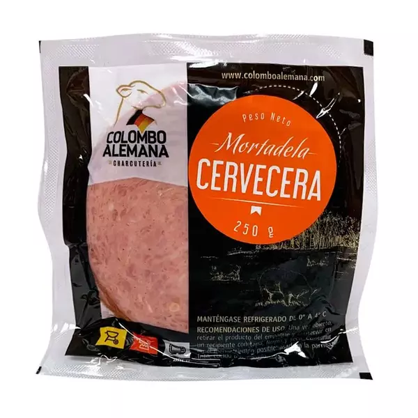 Mortadela Cervecera Colombo Alemana 250g