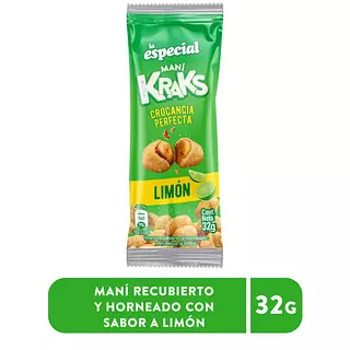 Mani La Especial Kraks Limón 32g