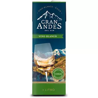 Vino Gran Andes Blanco Tetrapack 1l