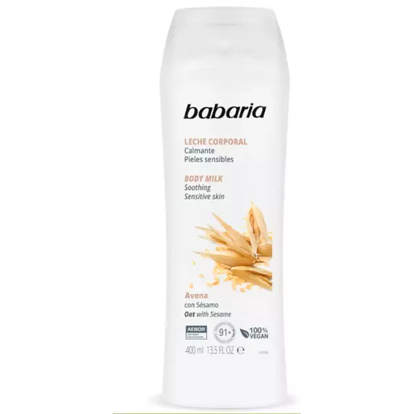 Crema Corporal Babaria Calmente Avena 400ml