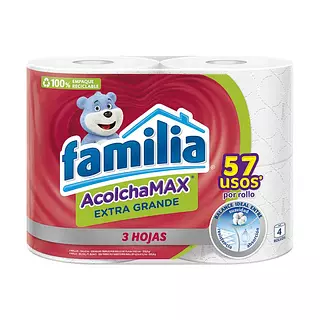 Papel Higienico Familia Extragrande 24m*4 Rollos