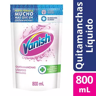 Desmanchador Vanish Blanco Doypack 800ml
