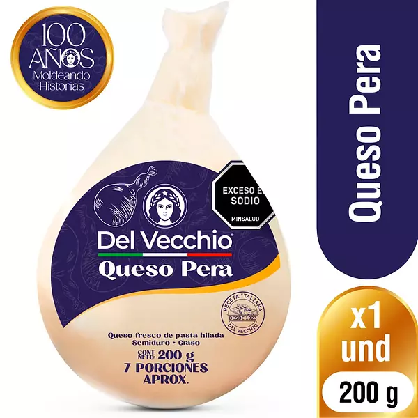 Queso Del Vecchio Pera 200g