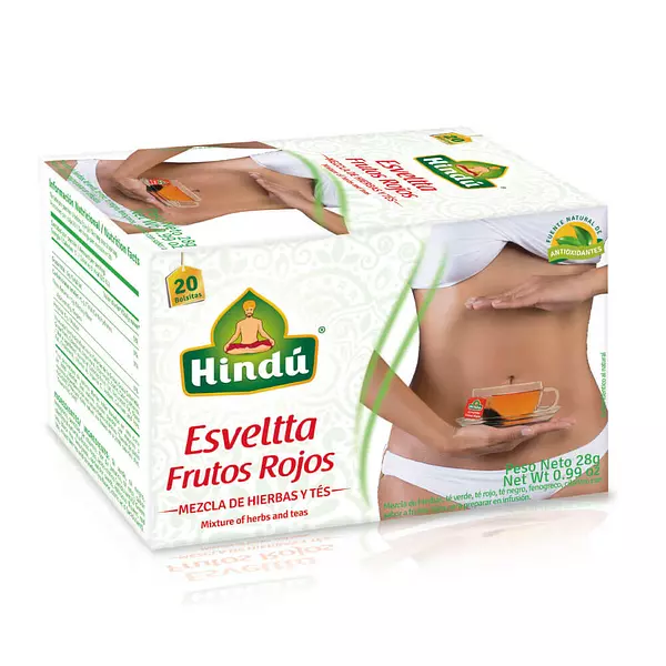 Te Hindu X 20 Esvelta Frutos Rojos