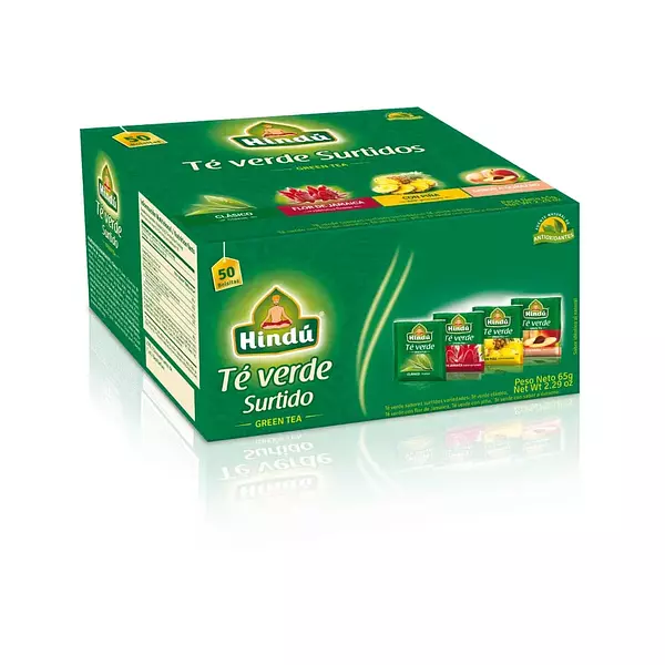 Te Hindu X 50 Verde Sabores Surtidos