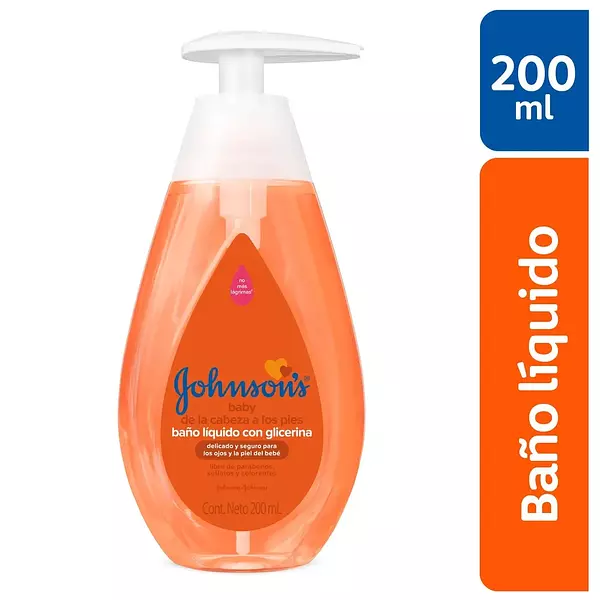 Johnson Baño Liquido 200ml De Pies A Cabeza