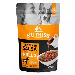 Nutriss 100gr Trocitos En Salsa De Pollo