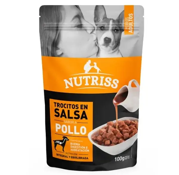 Nutriss 100gr Trocitos En Salsa De Pollo