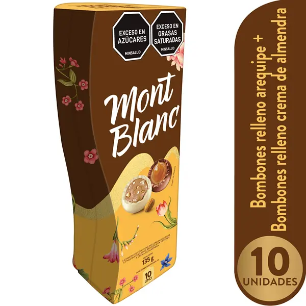 Chocolatina Mont Blanc Estuche 135gr