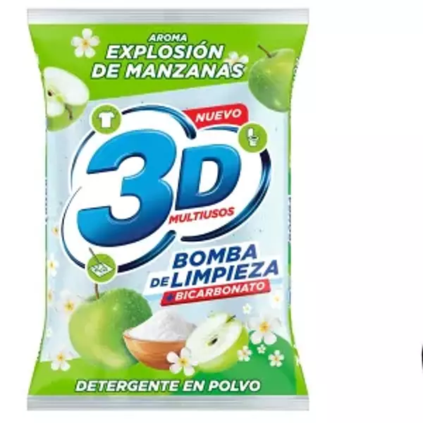 Detergente 3d Manzana 500g