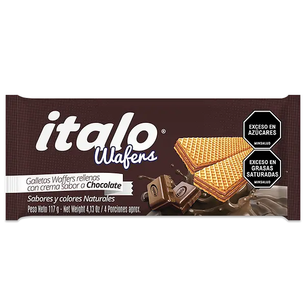 Galleta Italo Wafers Chocolate 117g