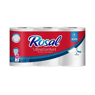 Papel Higienico Rosal Ultraconfort 6*30 M
