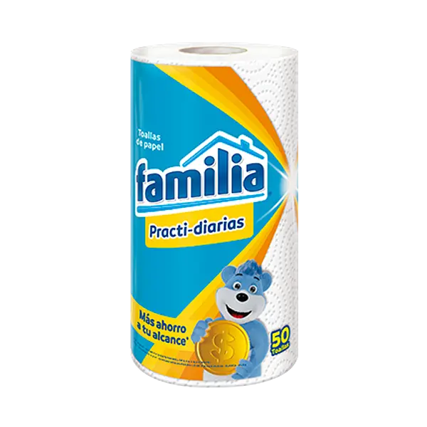 Toalla De Cocina Familia Practidiarias 52 Hojas