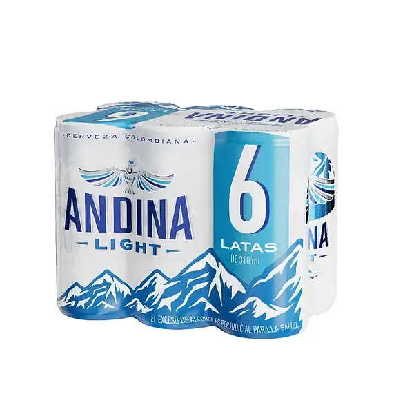 Cerveza Andina Ligth 6*310ml