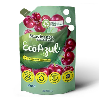 Suavizante Ecoazul Cereza Doypack 1.6l