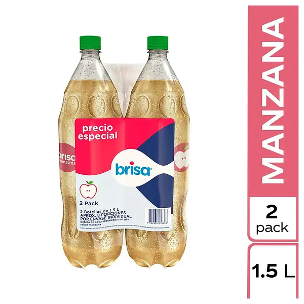 Agua Brisa Manzana Pet 2*1.5l
