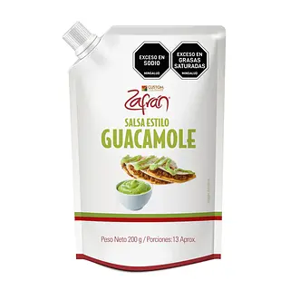 Salsa Guacamole Zafran 200g