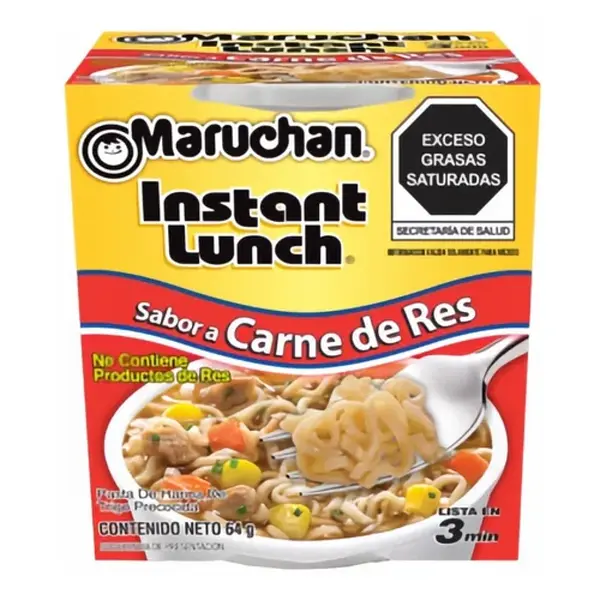 Sopa Maruchan Vaso Carne De Res 64g